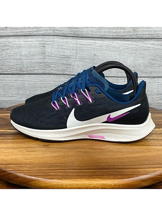 Nike Shoes - Nike Air Zoom Pegasus 36 Black Blue Running Shoe AQ2210-012 Women’s Size 8